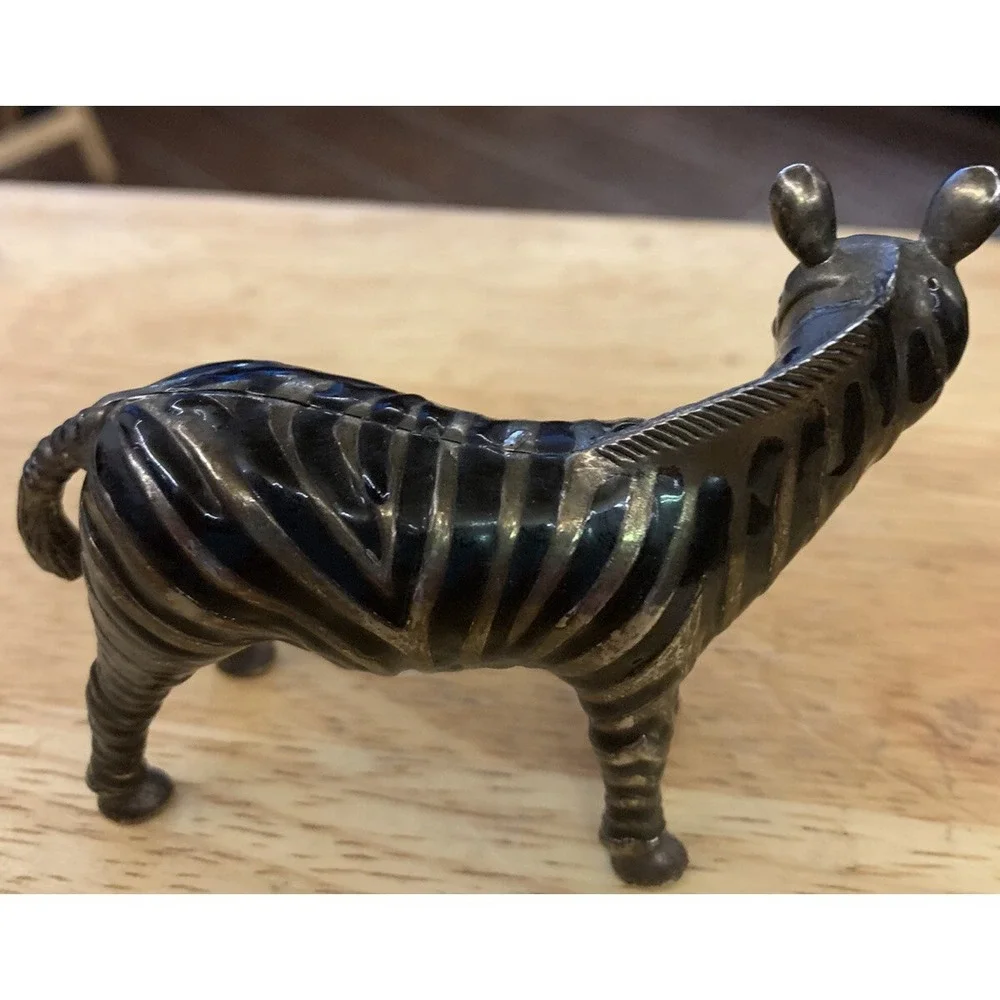 Godinger Zebra Salt & Pepper Shaker 4.75